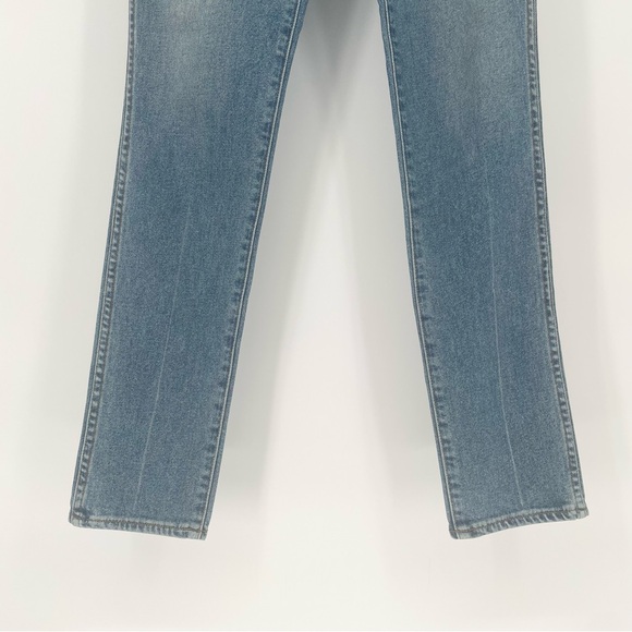 NWT Khaite Vanessa High Rise Slim Fit Straight Leg Jeans in Light Wash Size 25 - Picture 10 of 16